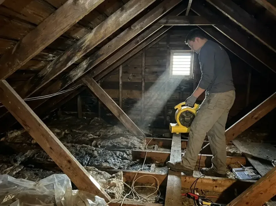 attic-water-damage-drying-proc-007 — frequently asked questions, Emergency Water Extraction & 24/7 Flood Response in Villa H…
